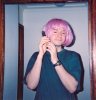 Charles with
pink wig